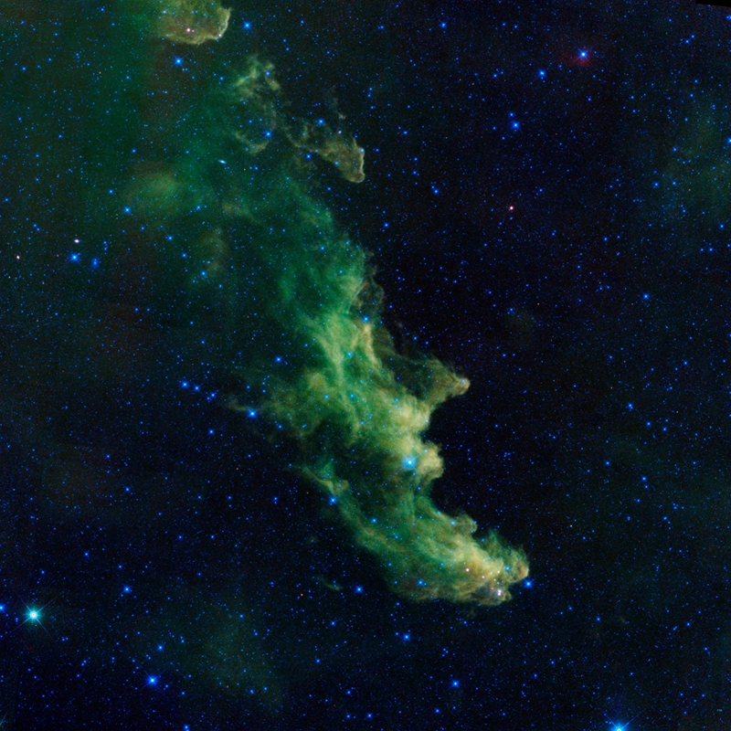 Illustration for article titled La nebulosa con cara de bruja que grita en el espacio